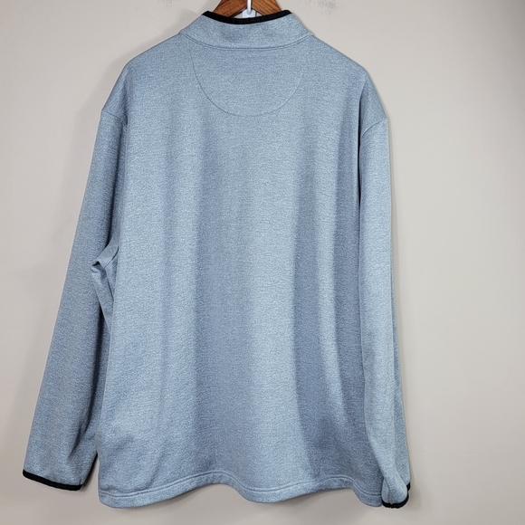 Callaway Golf Gray 1/4 Zip Pullover  Fleece Lined Sweatshirt  Sz XXL  NWOT - Picture 2 of 10